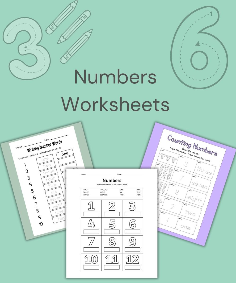 Numbers Worksheets