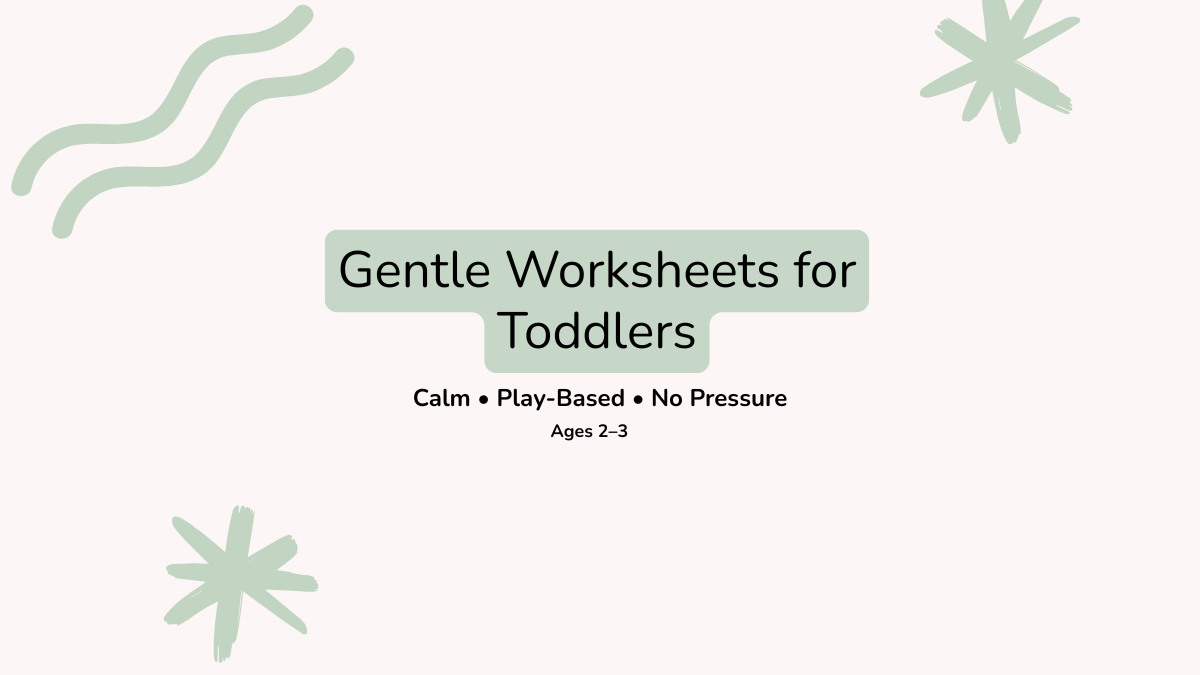 toddler worksheets