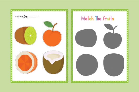 toddler matching worksheets