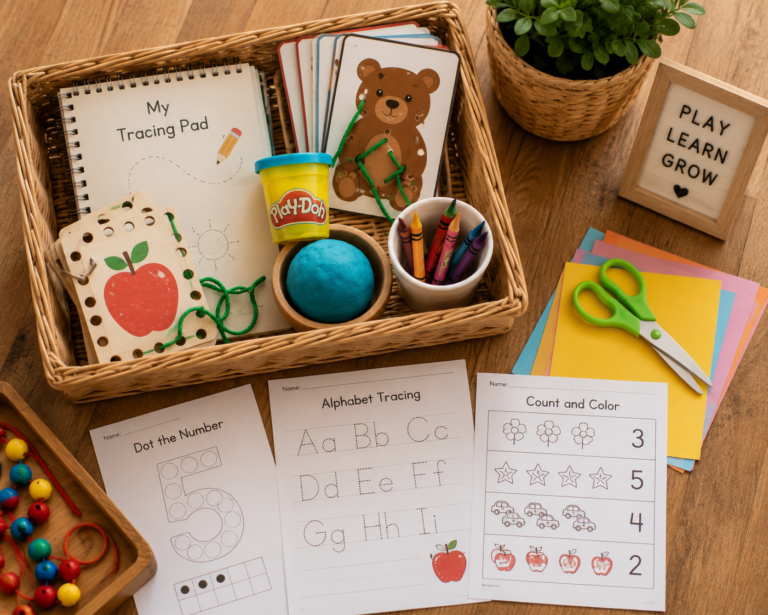 pre k learning activities