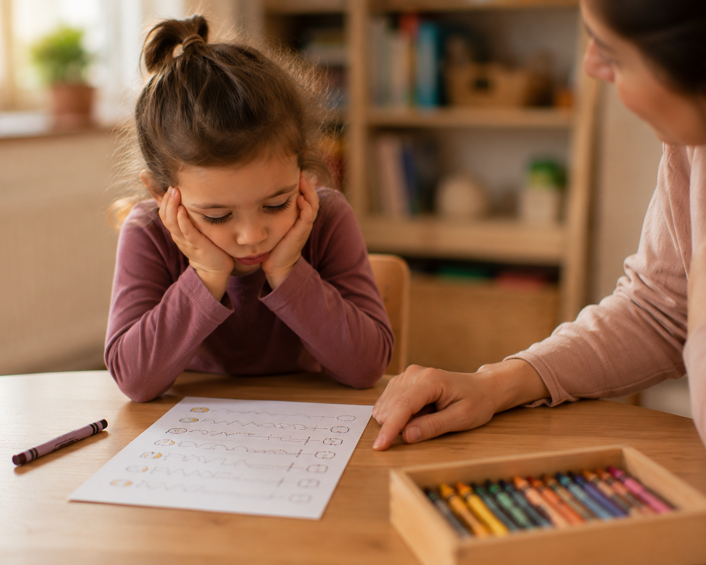child hates worksheets