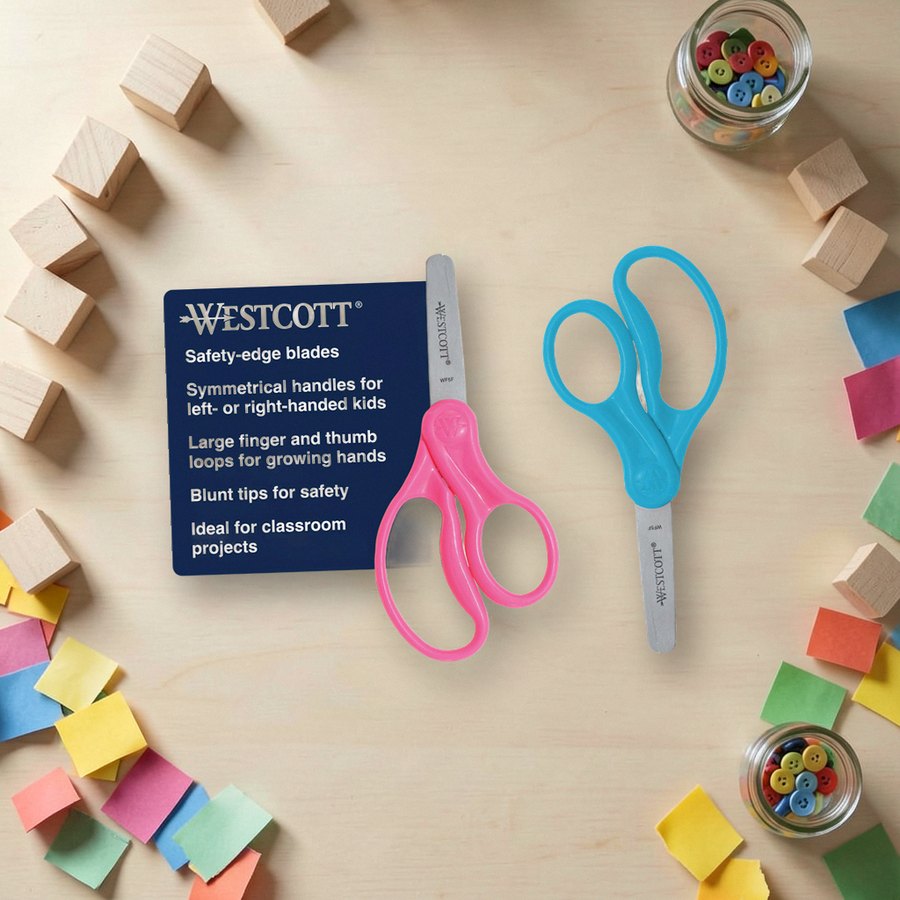 Blunt-tip kids scissors