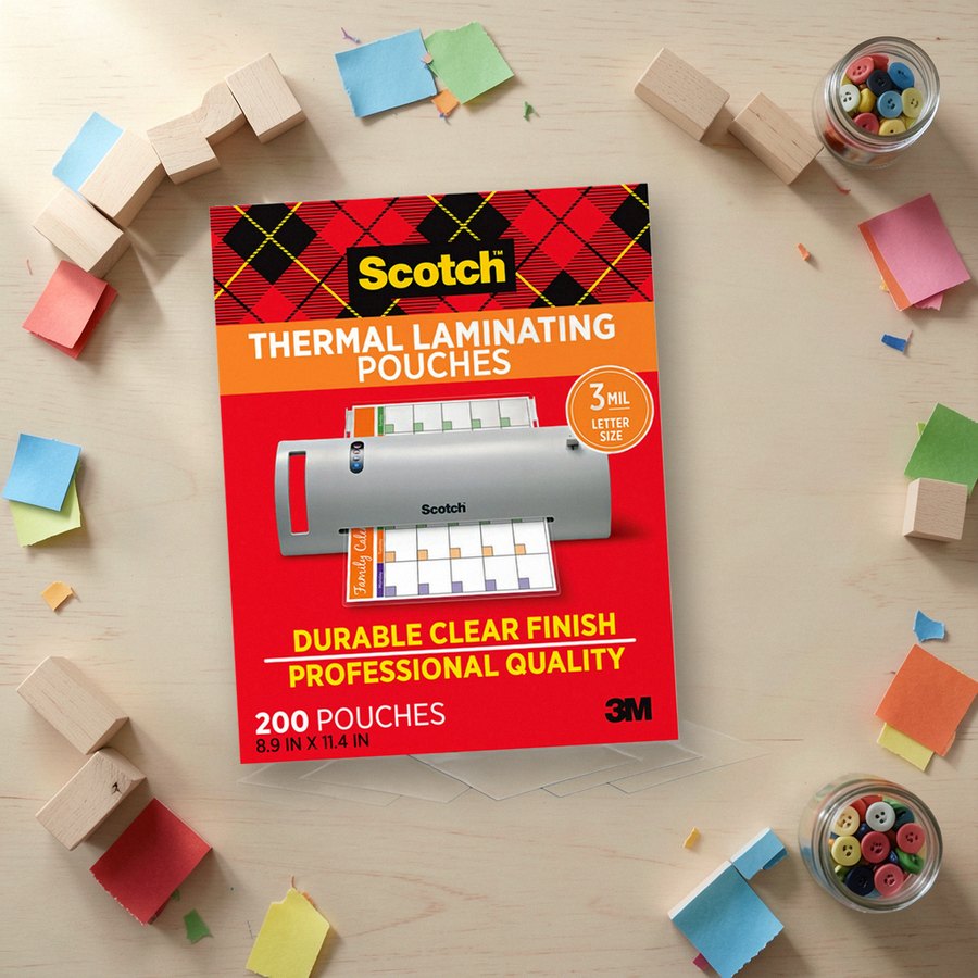 Laminating pouches, 3 mil