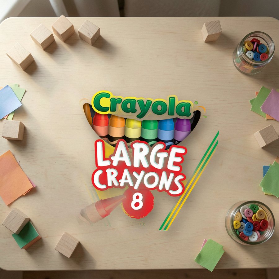 Large crayons for small hands (Crayola)